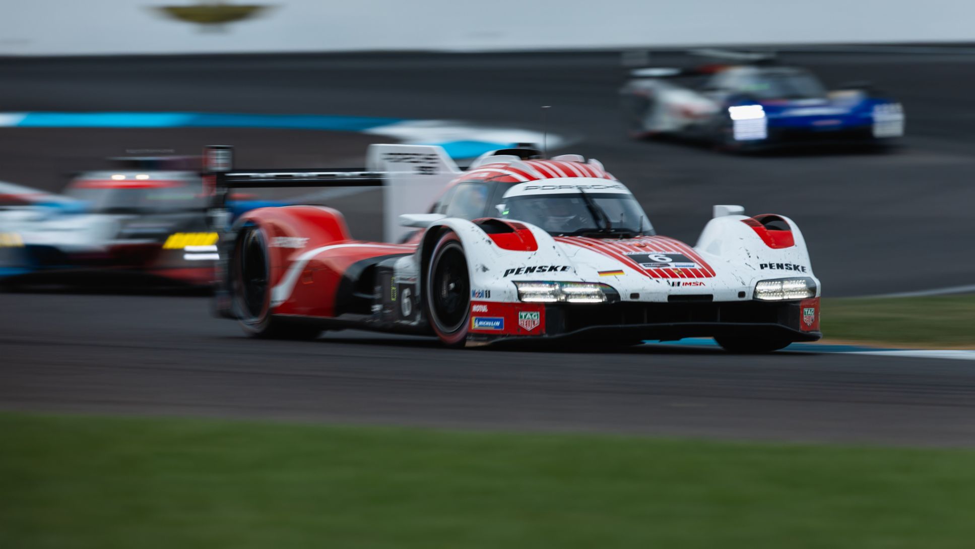 Porsche 963, Porsche Penske Motorsport (n&ordm; 6), K&eacute;vin Estre (FRA), Laurin Heinrich (ALE), Indian&aacute;polis, campeonato IMSA, 2026, Porsche AG