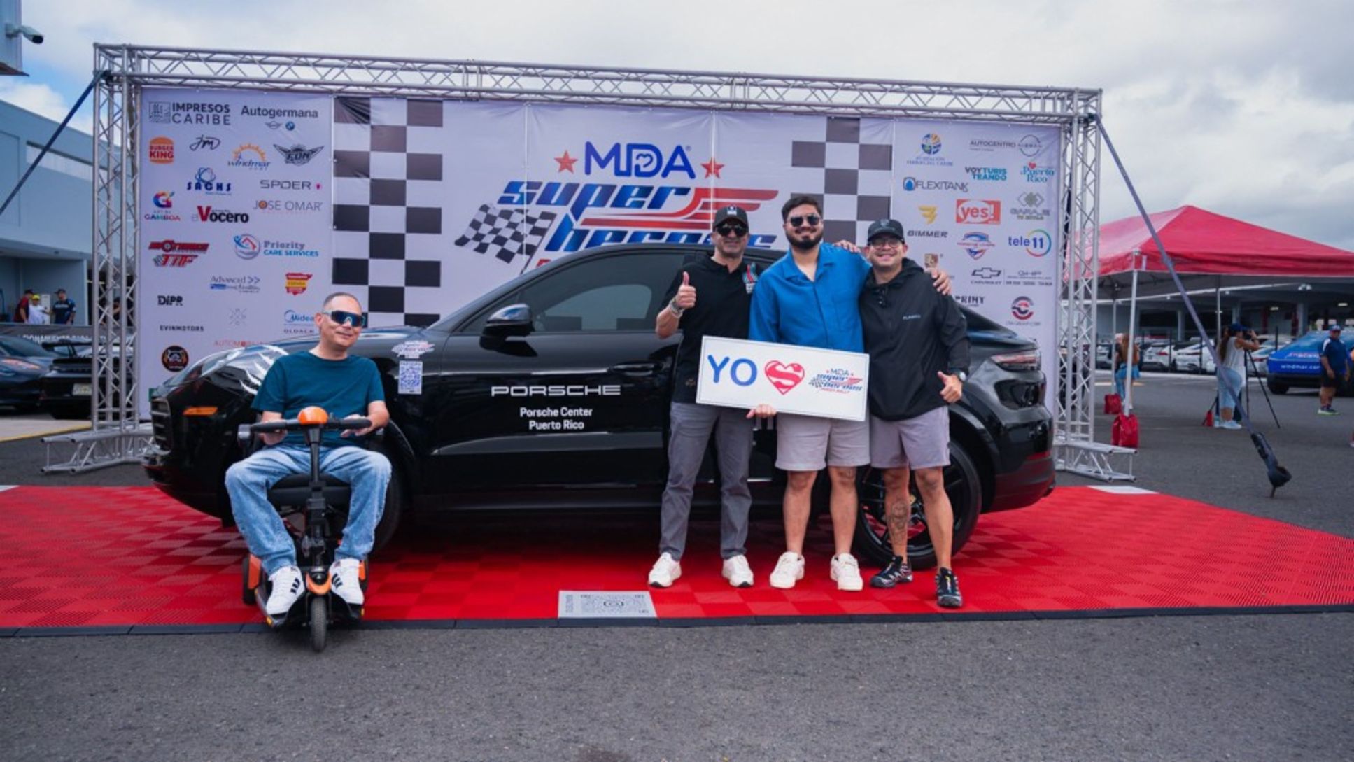 Orlando P&eacute;rez, Gerente General de Ventas - Porsche Center Puerto Rico, MDA, Super Heroes Poker Rally, San Juan, Puerto Rico, 2026, Porsche AG