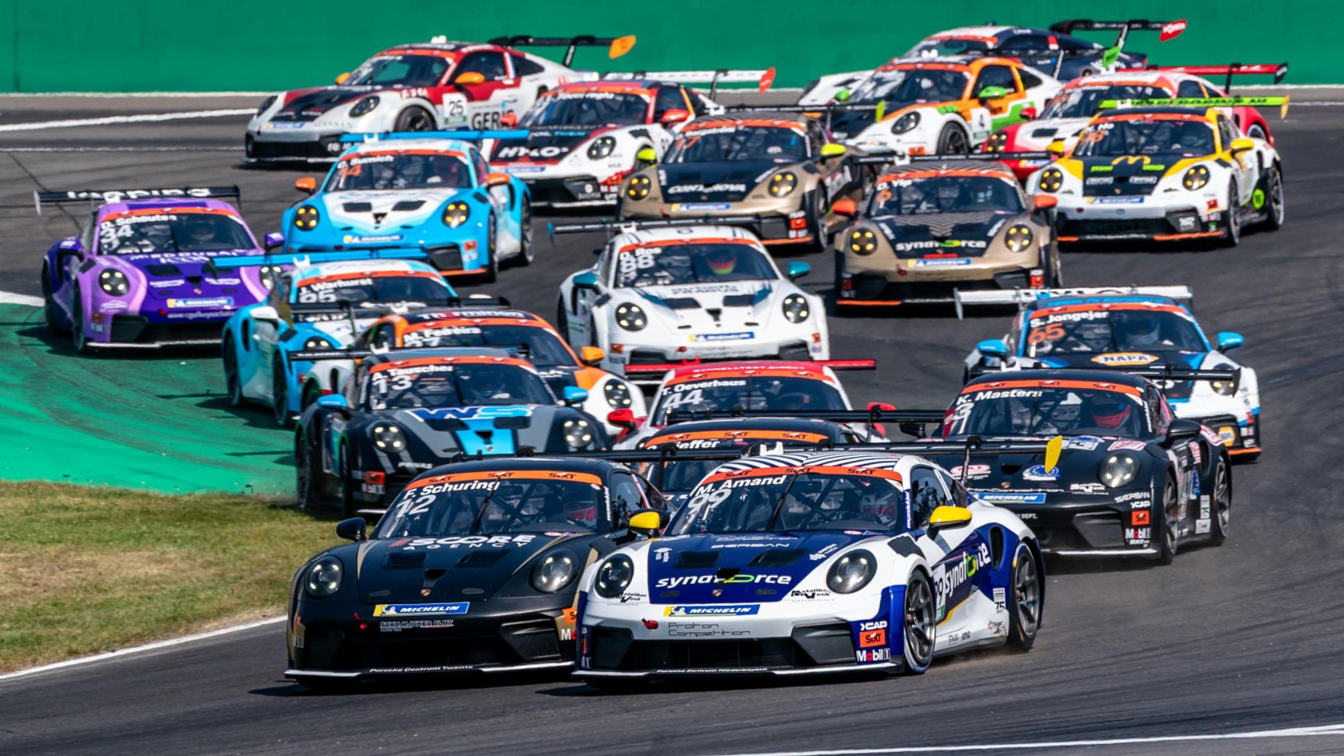 Porsche 911 Cup, Porsche Junior Flynt Schuring (NL), Schumacher CLRT (#12), Porsche Junior Marcus Amand (FIN), Proton Competition (#99), Porsche Sixt Carrera Cup Deutschland 2026, Lausitzring (D), 2026, Porsche AG