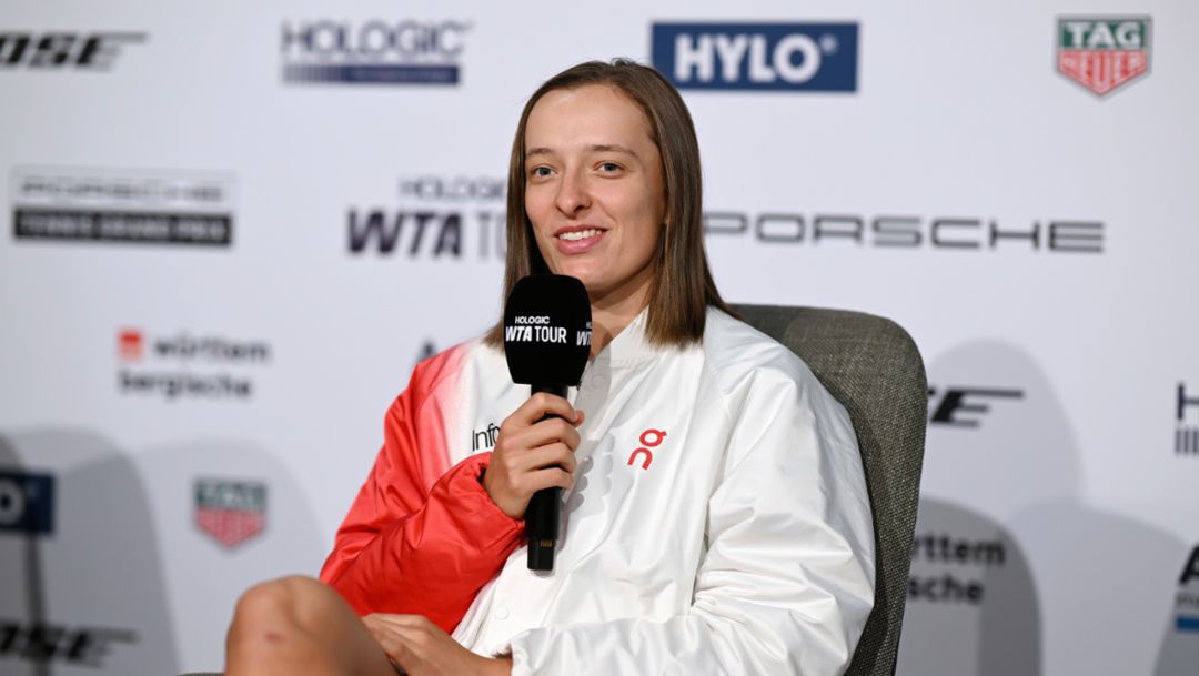 Iga Swiatek, Porsche Tennis Grand Prix, Day 3, Stuttgart, 2025, Porsche AG