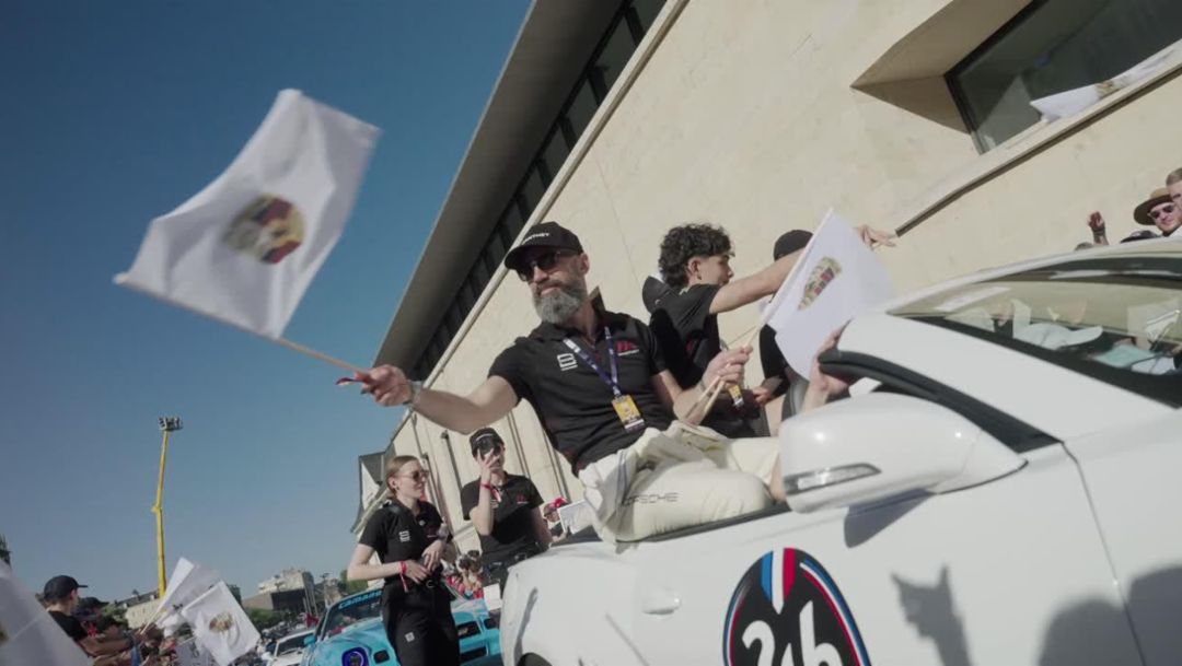 Die Fahrerparade in Le Mans