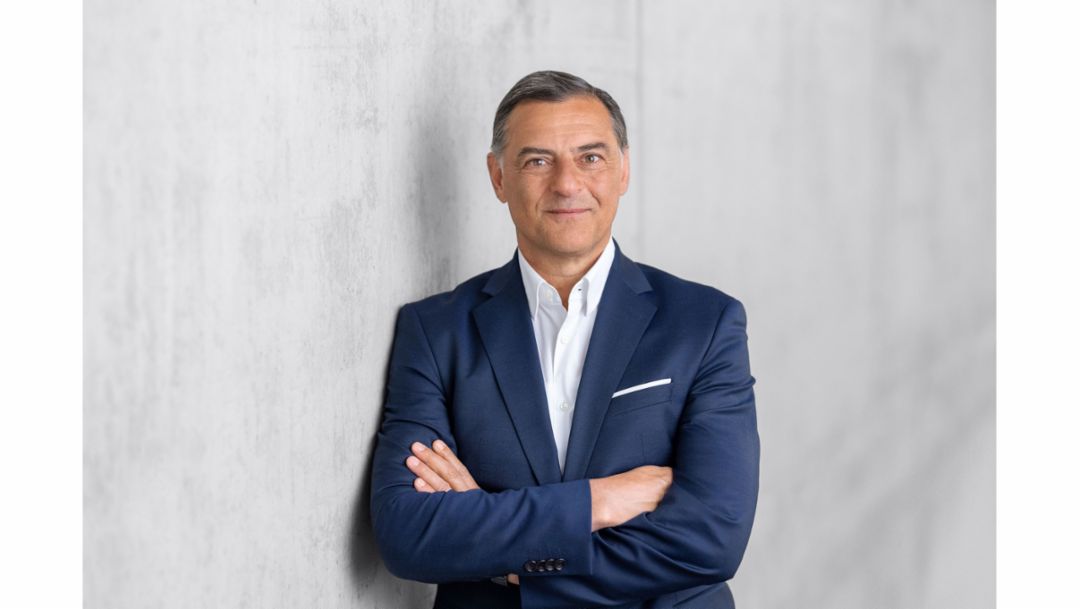 Michael Steiner, miembro del Consejo de Dirección de Porsche AG como responsable de Investigación y Desarrollo