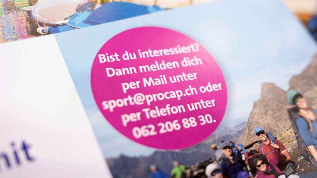 Procap an der Swiss Handicap, 2023, Luzern, Porsche Schweiz AG