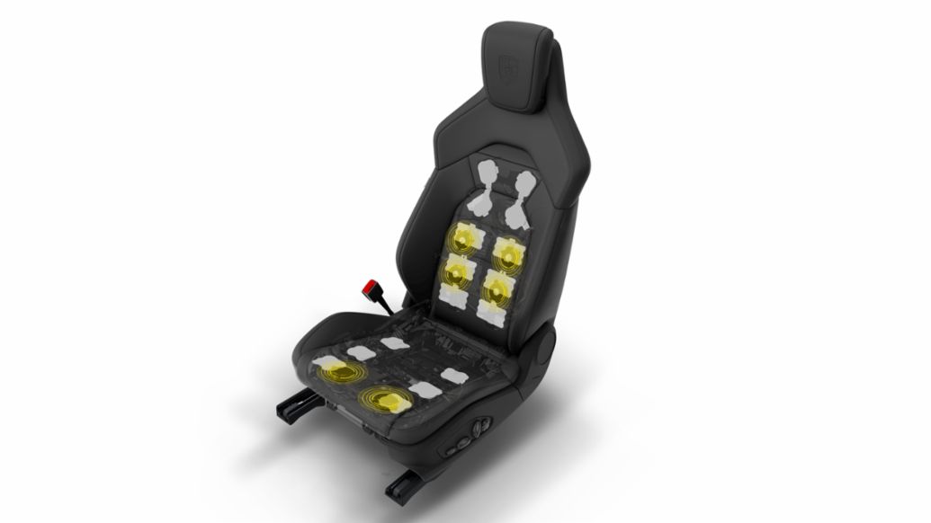 Funcție de masaj și sistem audio 4D, 2026, Porsche AG