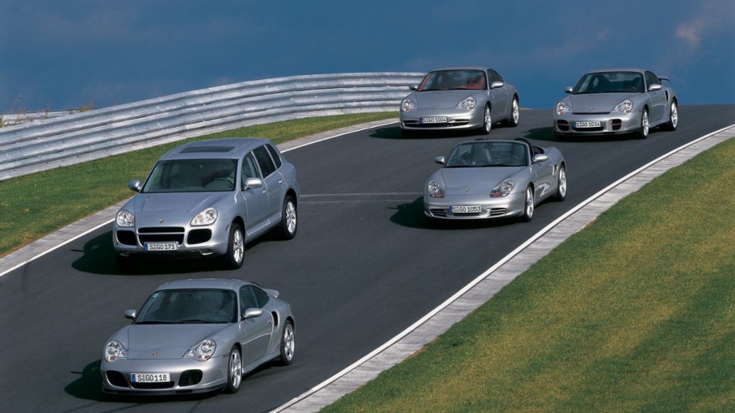 Cayenne, 911, Boxster, 2002, Porsche AG 