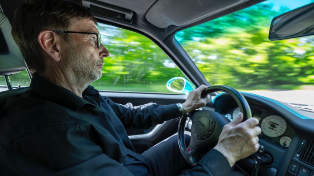 Michael H&ouml;lscher, Projektleiter des Audi Avant RS2 bei Porsche, Audi Avant RS2, 2021, Porsche AG