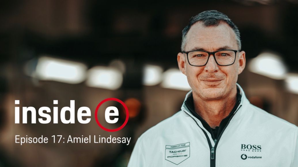 Amiel Lindesay, &ldquo;Inside E&rdquo; podcast, 2021, Porsche AG