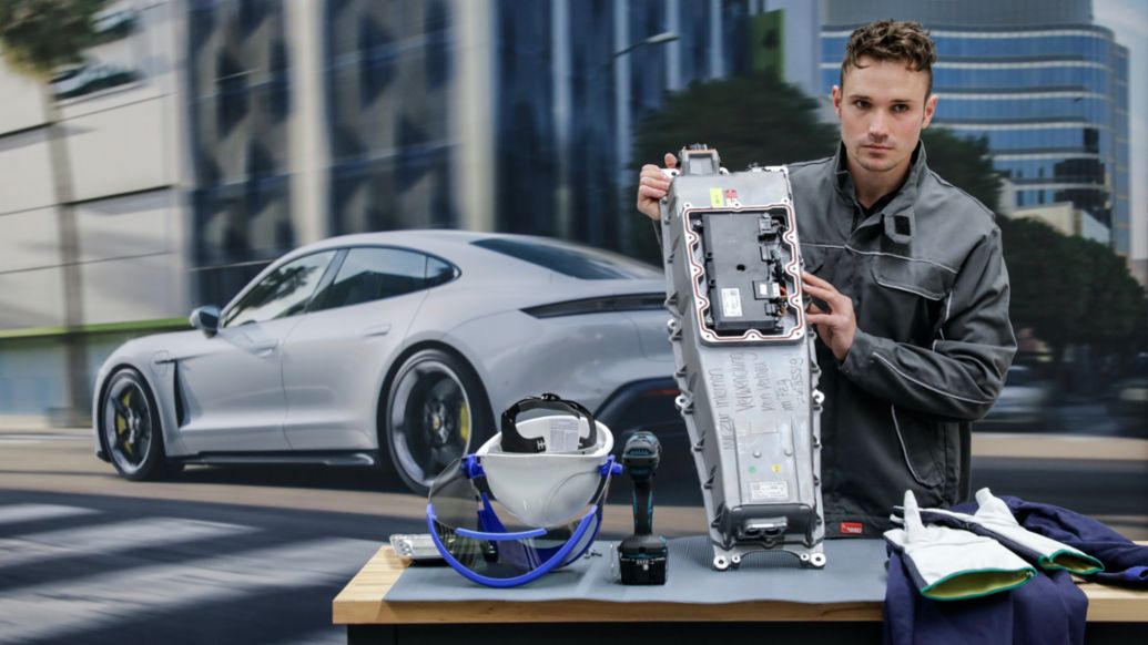 Taller de reparaci&oacute;n de bater&iacute;as de alta tensi&oacute;n, Zuffenhausen, 2022, Porsche AG
