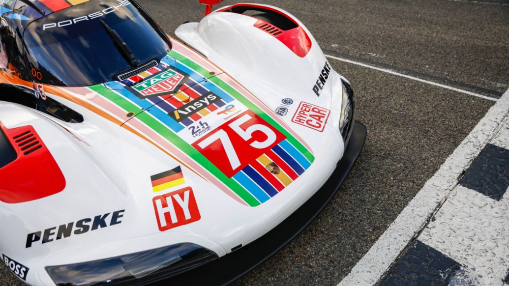 Porsche 963, Porsche Penske Motorsport (#75), Mathieu Jaminet (F), Felipe Nasr (BR), Nick Tandy (UK), 2023, Porsche AG