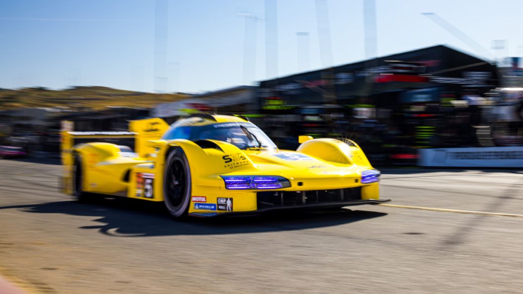 Tijmen van der Helm (NL), Mike Rockenfeller (D), JDC-Miller MotorSports (#5), Porsche 963, IMSA WeatherTech SportsCar Championship, Qualifying, Race 4, 2023, Porsche AG