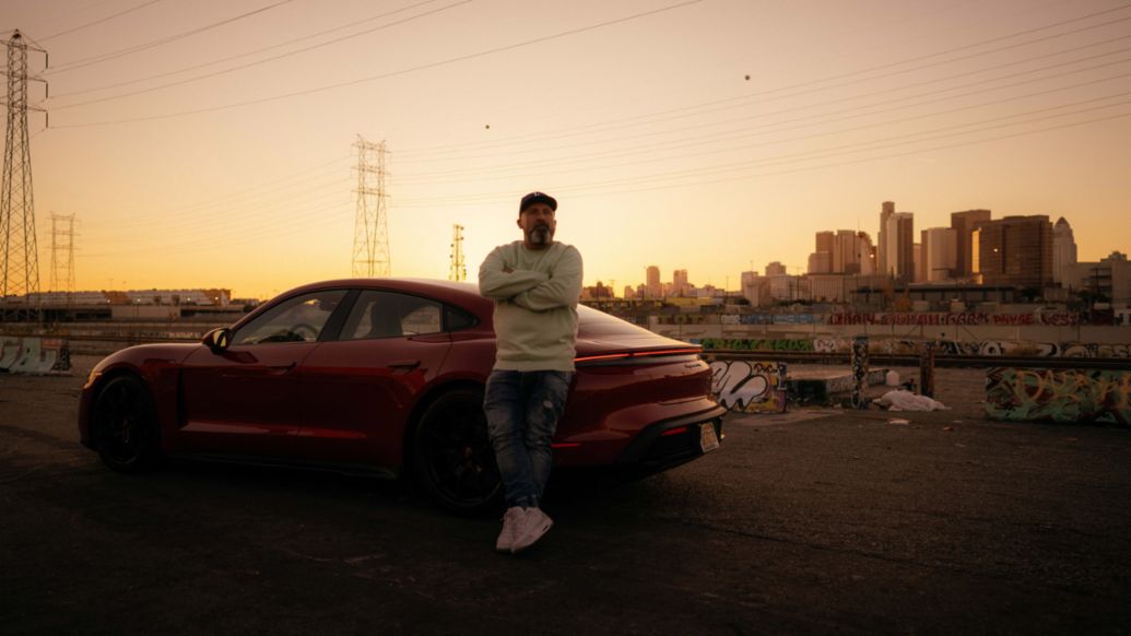 Niko Backspin, Porsche Taycan GTS, 2023, Porsche AG