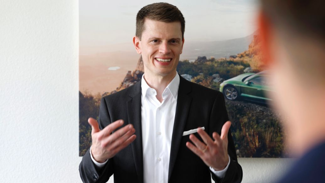 Philipp Metz, Leiter Nachhaltigkeitsstrategiefeld &bdquo;Partner der Gesellschaft", 2024, Porsche AG