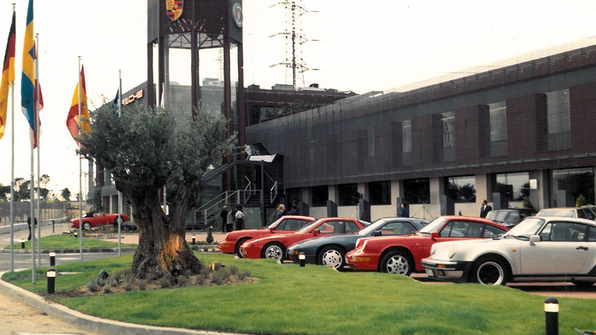 Primera sede de Porsche España, 40º aniversario de Porsche Ibérica (1984-2024)