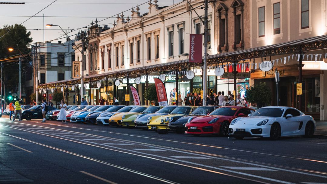 Porsche officially presents South Melbourne Porsche and Coffee Festival