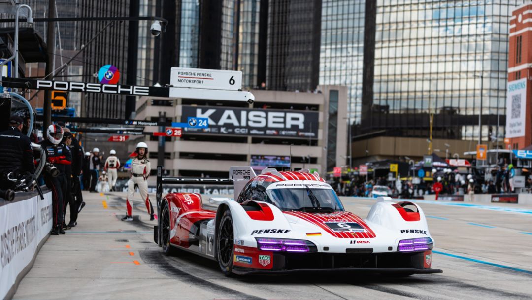 Porsche defends championship lead with podium finish in Detroit  