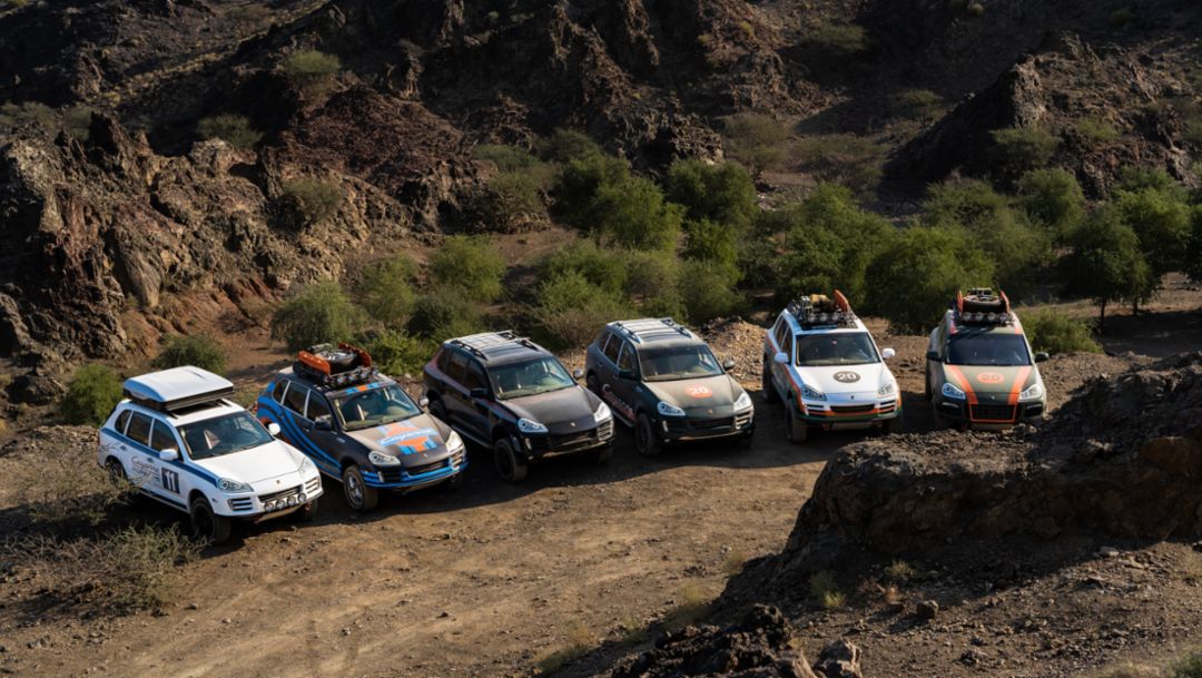 Porsche Middle East würdigt 20 Jahre Cayenne