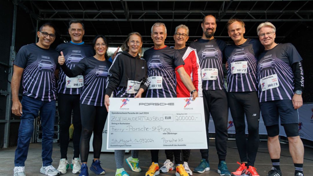 Porsche spendet 200.000 Euro beim 6-Stunden-Lauf