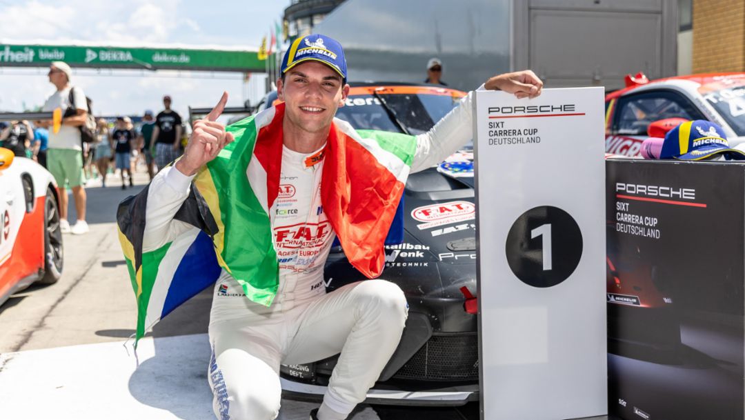 South African Keagan Masters celebrates Lausitzring double victory