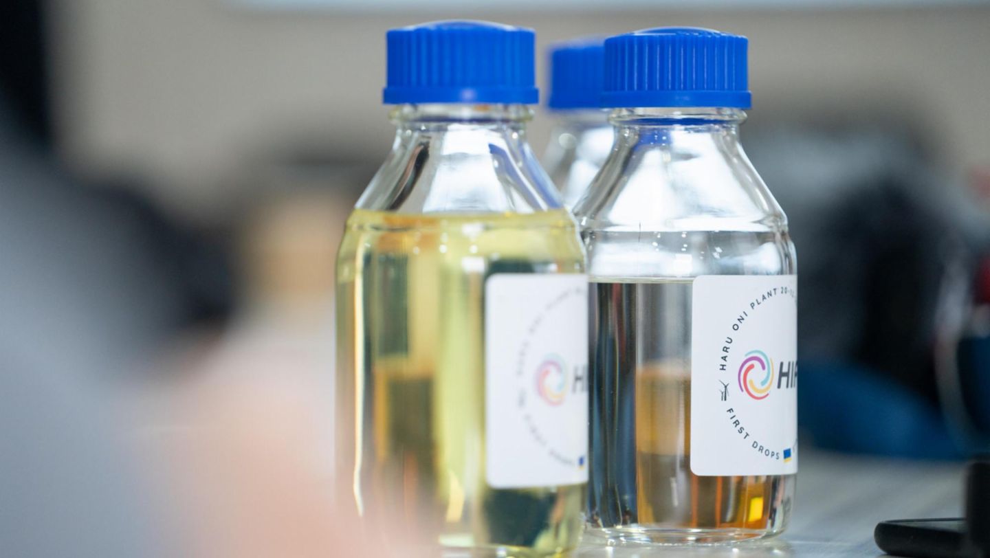 Planta piloto Haru Oni para e-fuels en Punta Arenas, Chile, 2022, Porsche AG