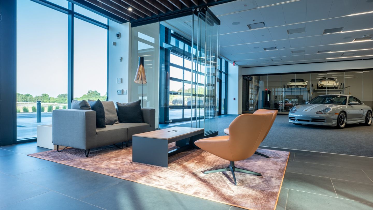 Porsche Classic Center at One Porsche Drive in Atlanta