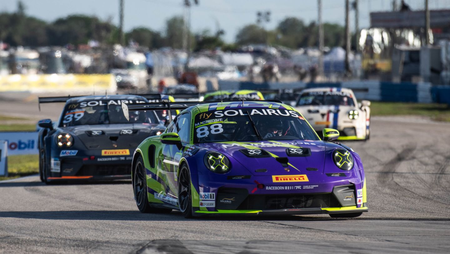 Marco Cirone, Porsche Carrera Cup North America Masters class winner, Sebring