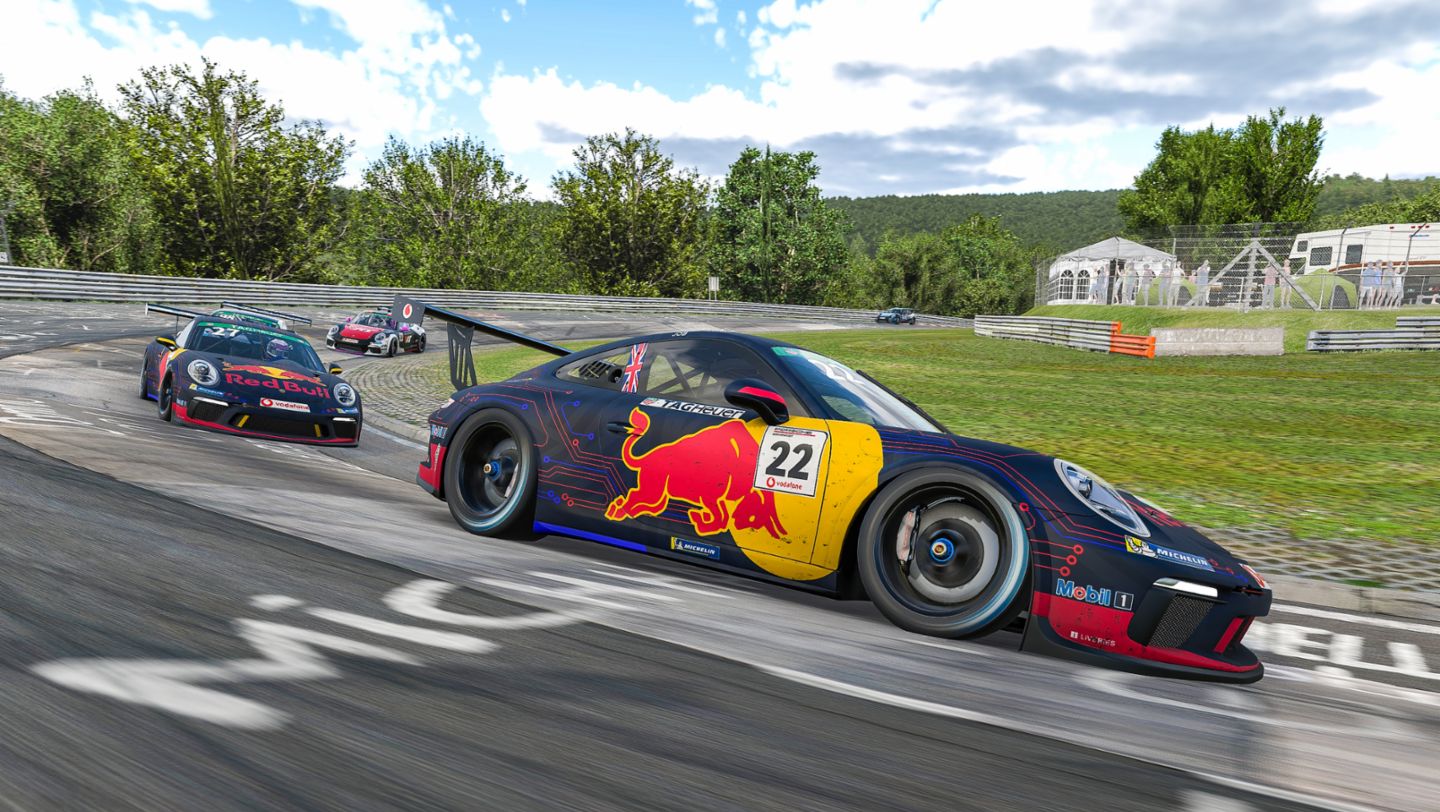 911 GT3 Cup, Porsche TAG Heuer Esports Supercup, Nürburgring-Nordschleife, 2020, Porsche AG