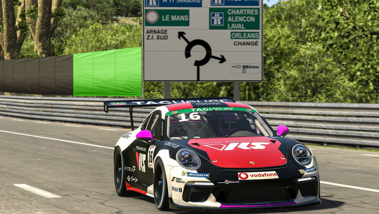 911 GT3 Cup, Porsche TAG Heuer Esports Supercup, Circuit de la Sarthe, 2020, Porsche AG