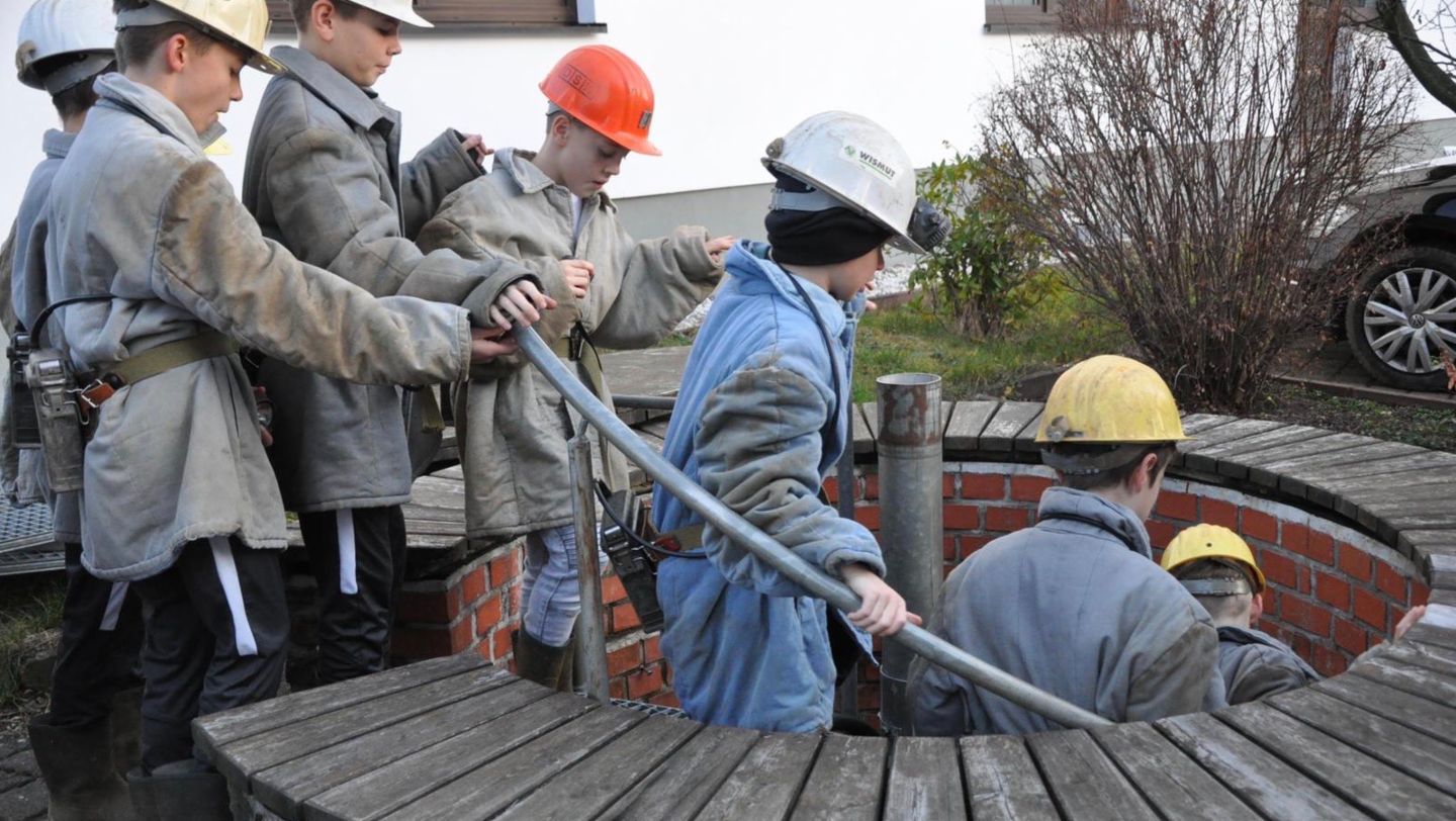 U13, Bergwerksbesuch, Erzgebirge Aue, 2021, Porsche AG