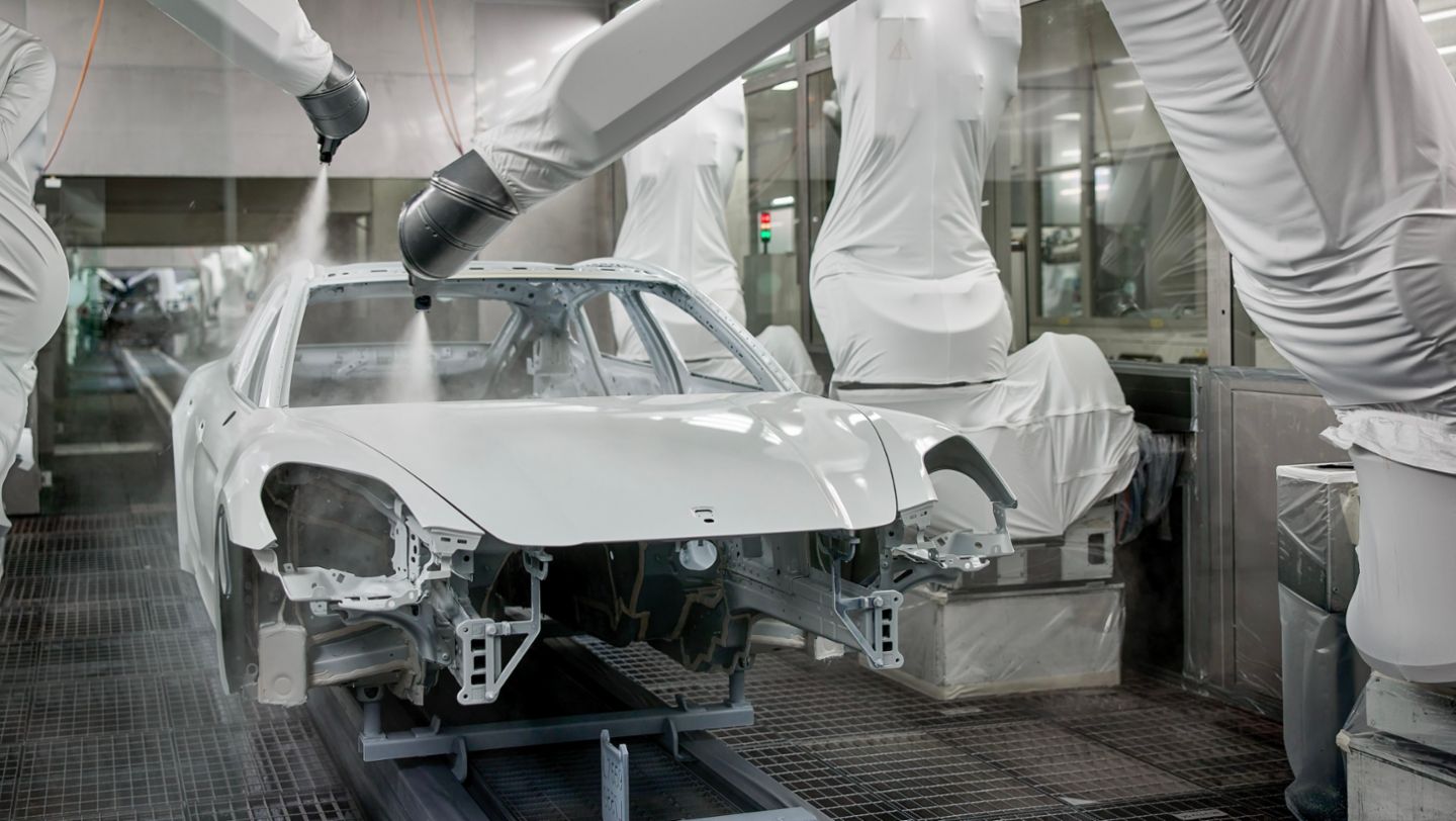 Paint shop, Porsche plant Leipzig, 2024, Porsche AG