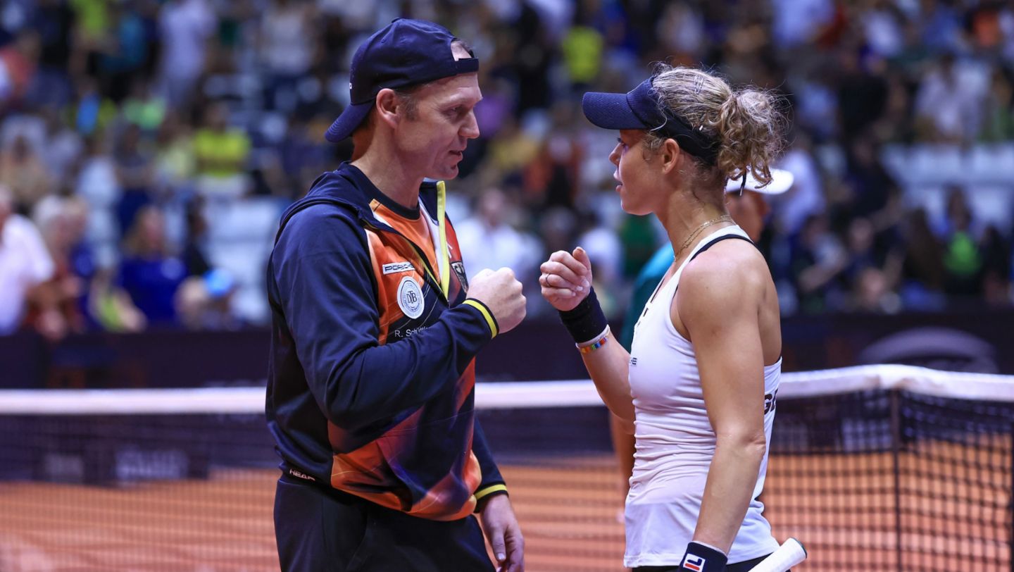 Laura Siegemund, Porsche Team Deutschland, Billie Jean King Cup, São Paulo, 2024, Porsche AG