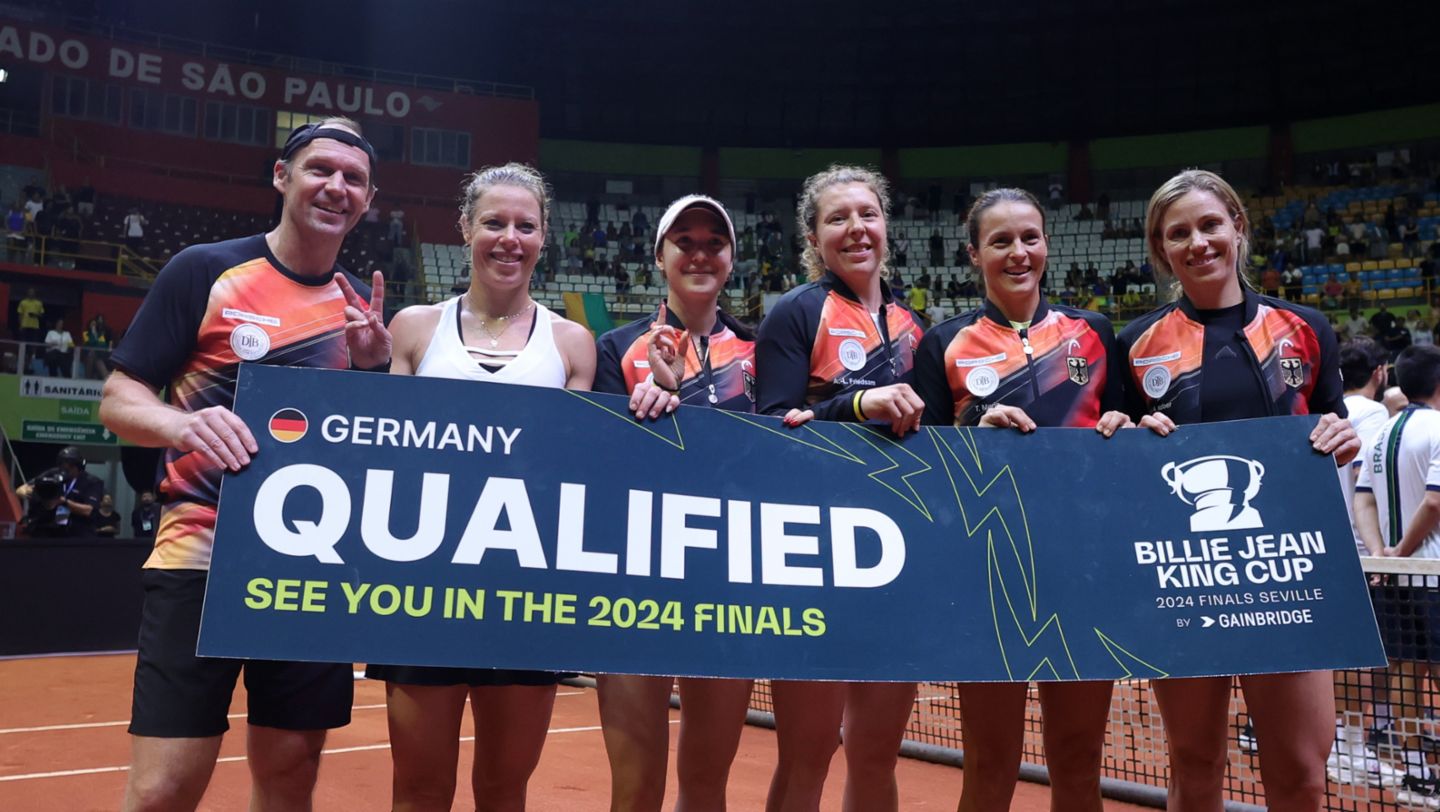 Anna-Lena Friedsam, Porsche Team Deutschland, Billie Jean King Cup, São Paulo, 2024, Porsche AG