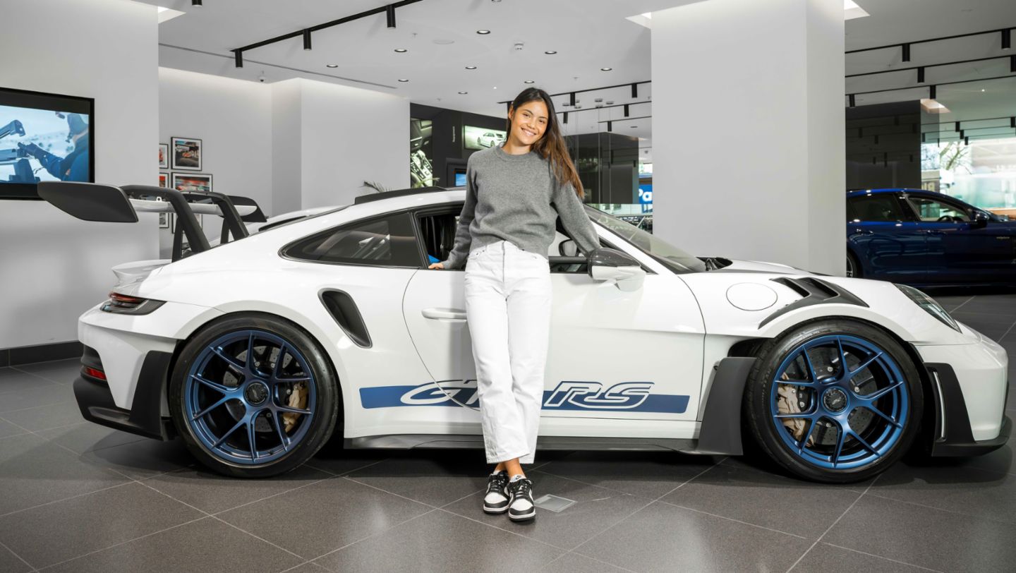 Emma Raducanu, Porsche-Markenbotschafterin, 2024, Porsche AG